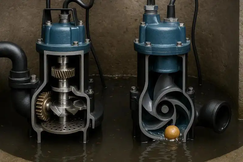 Tocător sau rotor vortex? Cum alegi pompa potrivită pentru ape uzate